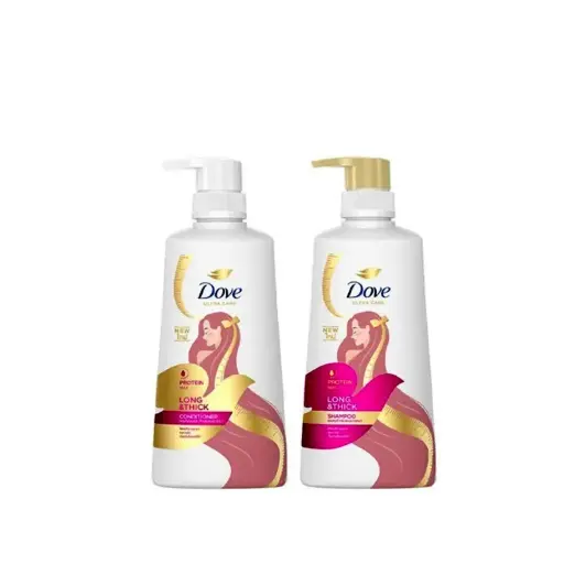 [415070] Dove-សាប៊ូកក់សក់និងក្រែមបន្ទន់ 380ml x2