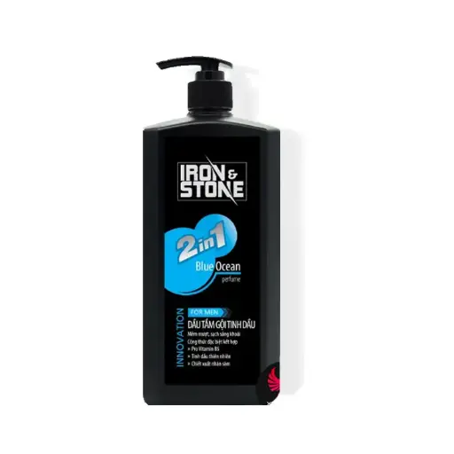 [415109] Iron&stone សាប៊ូកក់សក់ពណ៏ទឹកសមុទ្រ 650g