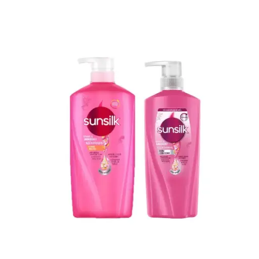 [415259] Sunsilk-សាប៊ូកក់សក់+សេរ៉ូម 350ml x2