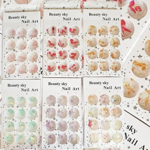 [401024] Beauty Sky Nail Art ម៉ូតតែងក្រចក 12pcs