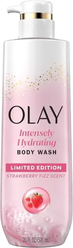 [417095] Olay Intensely Hydrating Strawberry Fizz Scent Body Wash 591ml