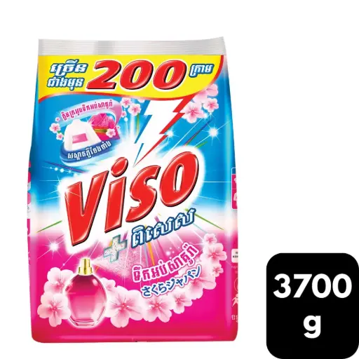 [418044] Viso សាប៊ូបោកគក់ទឹកអប់សាគូរ៉ា 3700g