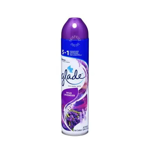 [421090] Glade Spray-ក្លិនផ្កាឡាវេនឌឺព្រៃ 320ml
