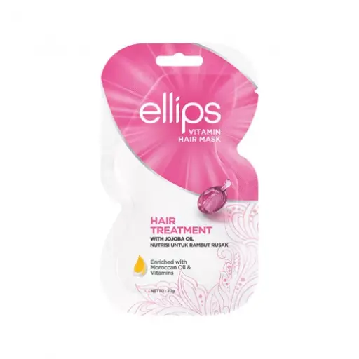 [421158] ellips ម៉ាសសក់ Treatment ពណ៌ឈូក 20g