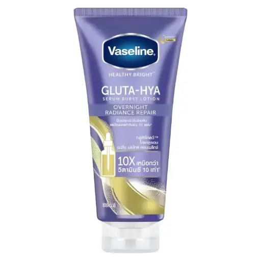 [422413] Vaseline-ឡេលាបពេលយប់ Radiance Repair  ស្វាយ 300ml