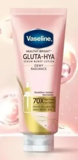 [422426] Vaseline-ឡេលាបស្បែក Dewy Radiance ផ្កាឈូក 300ml