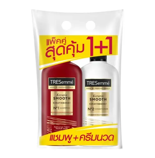 [415341] TRESemme Keratinបន្ទន់+កក់សក់370ml*2