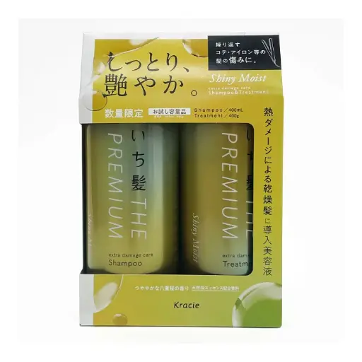 [415423] Kracie Shiny Moist 24A Shampoo+Conditioner 400*2