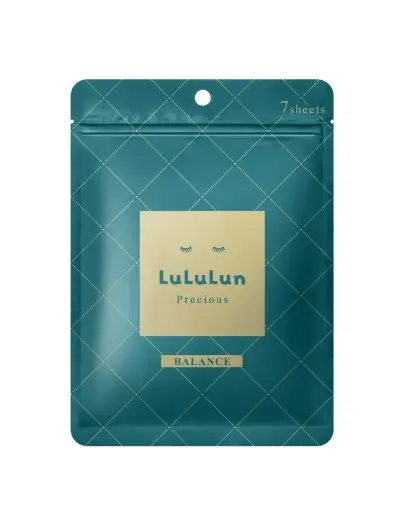 [405299] Lululun Precious Balance Mask ខៀវ 7Pcs