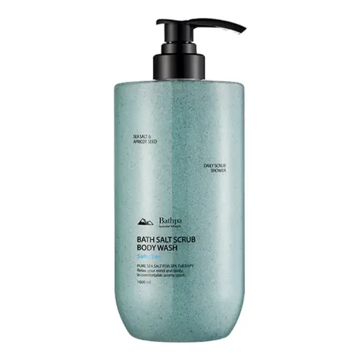 [417683] Bathpa Scrub Body Wash Salty Sea 1L