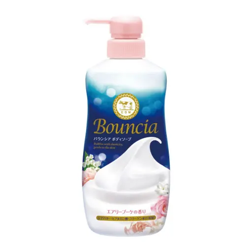 [417690] Cow Bouncia Body Soap White&Pink Jasmine 480ml