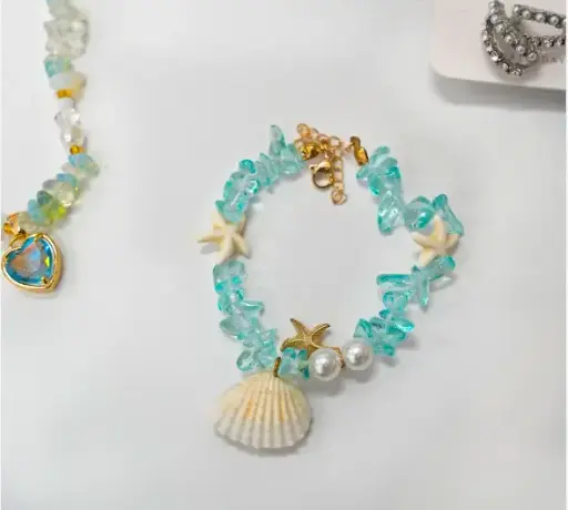 [425537] ខ្សែដៃអង្កាំថ្លា