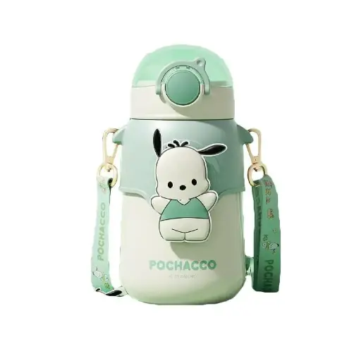 [400705] Sanrio Pochaccoo ដបទឹកមានតុក្កតា #8075 570ml