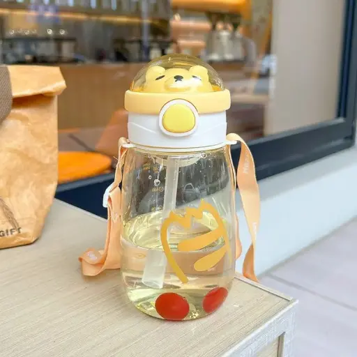 [400706] XBO Cup ដបទឹកក្មេងថ្លាក្បាលតុក្កតា #2008 550ml