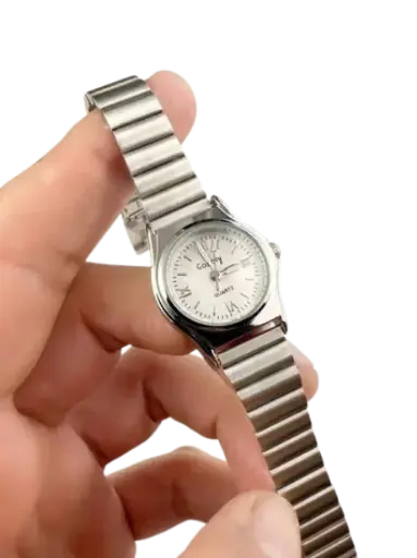 [425573] Gogoey Quartz នាឡិកាដៃមូលតូចនារីខ្សែដែក