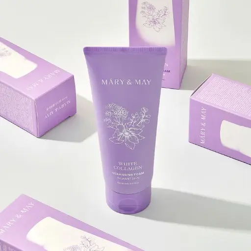 [419169] Mary&May White Collagen Foam Purple 150ml