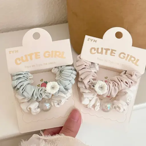 [402314] 228-ZYM Cute Girl ខ្សែចងសក់គូ 2pcs&3pcs