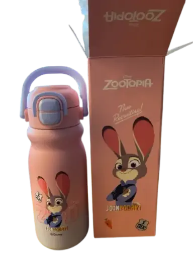 [400833] Disney Zootopia JoinToday ដបទឹកអ៊ីណុក #D-5867 650ml