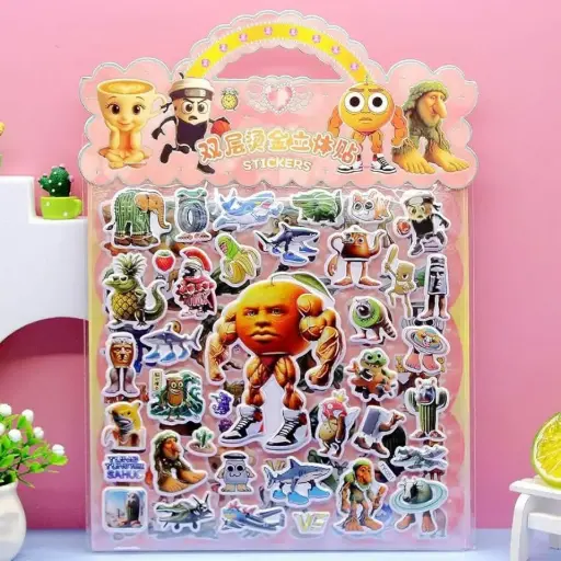 [425595] Stickers រូបបិត2សន្លឹក #HAS02