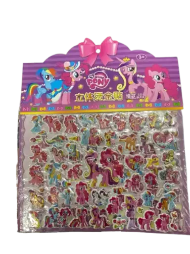 [425597] Stickers My Little Pony រូបបិត2សន្លឹក #WXHZ01