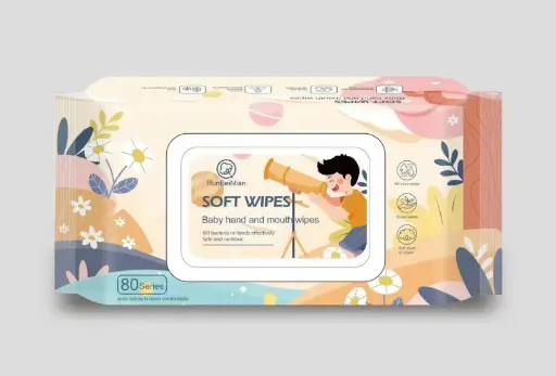 [400863] RunBeiMian Soft Wipes Baby Hand&Mouth #0669 80series