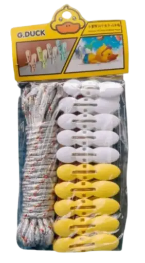 [400868] Hal.Duck 10clips+5Meter Rope #323-10