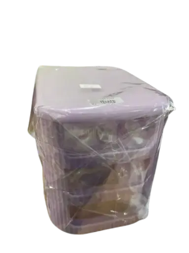 [500003] ទូជ័រថ្លាដាក់អីវ៉ាន់3ជាន់រាងពងក្រពើ