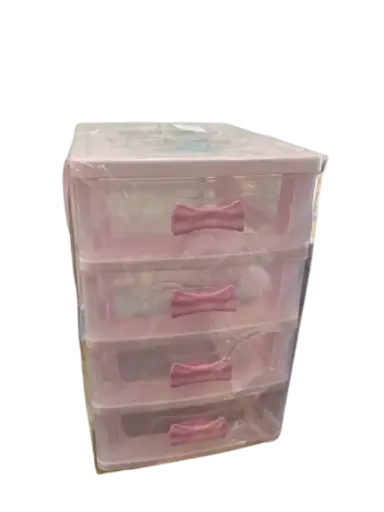 [500006] Fashion ទូជ័រថ្លាដាក់អីវ៉ាន់4ជាន់ #R399C