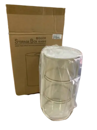 [500009] Bigger Storage Box ទូជ័រដាក់អីវ៉ាន់3ជាន់រាងមូល