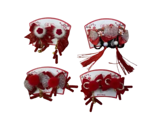 [402415] 327-ឈុតដង្កៀបសក់គូចូលឆ្នាំចិន