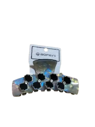 [402014] 157-BOFEINI ដង្កៀបចាប់សក់ផ្កាជ្រុង2 4ផ្កា