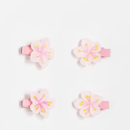 [402031] 163-Biu ដង្កៀបកៀបសក់ផ្កាsakura 2ផ្កា