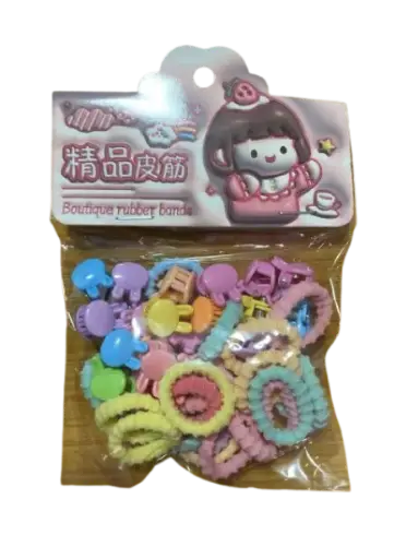 [402053] Boutique Rubber Bands ដង្កៀបនិងកៅស៊ូ #0012