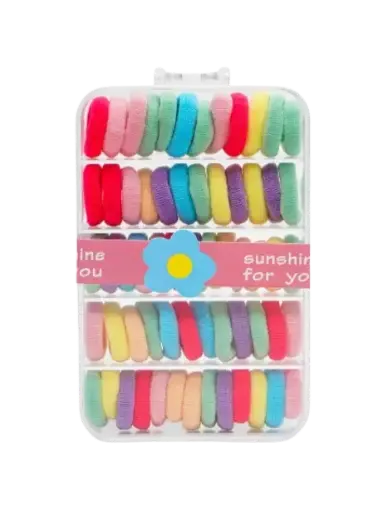 [402059] Sunshine ប្រអប់កៅស៊ូចងសក់5ជួរចម្រុះពណ៌