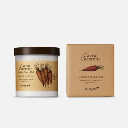 [405064] Skinfood Calming Water Pads Carrot Carotene 250g*60