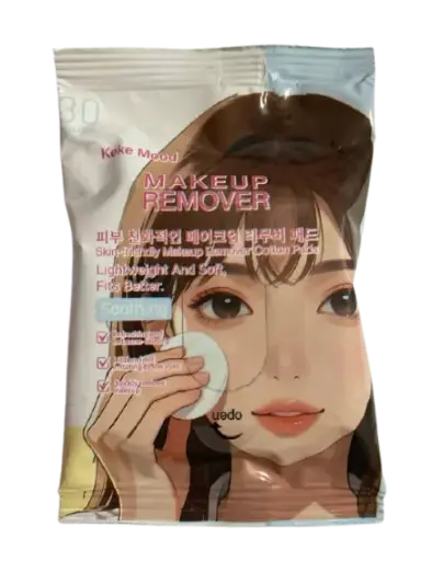 [405113] Keke Mood Makeup Remover Cotton Pads 30pcs