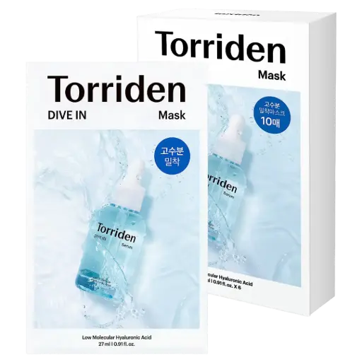 [405136] Torriden Dive In Low Molecular Hya Acid Mask Blue 27ml*10