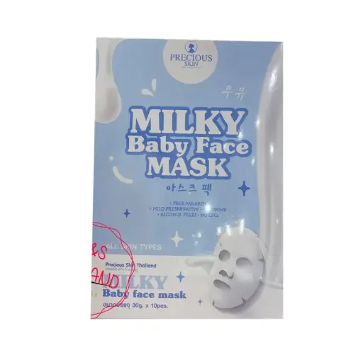 [405146] Percious skin-ម៉ាសមុខទឹកដោះគោ 30g x10pcs