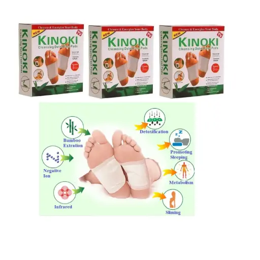 [405157] Kinoki Cleansing Detox Foot Pads 10pcs