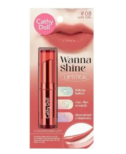 [407099] CathyDoll Wanna Shineក្រែមលាបមាត់#08 3g