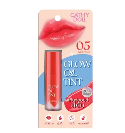 [407105] Cathy Doll- Glow Oil Tint ក្រែមលាបមាត់#05 2.4g