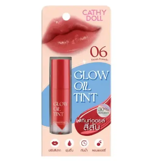 [407110] Cathy Doll- Glow Oil Tint ក្រែមលាបមាត់#06 2.4g