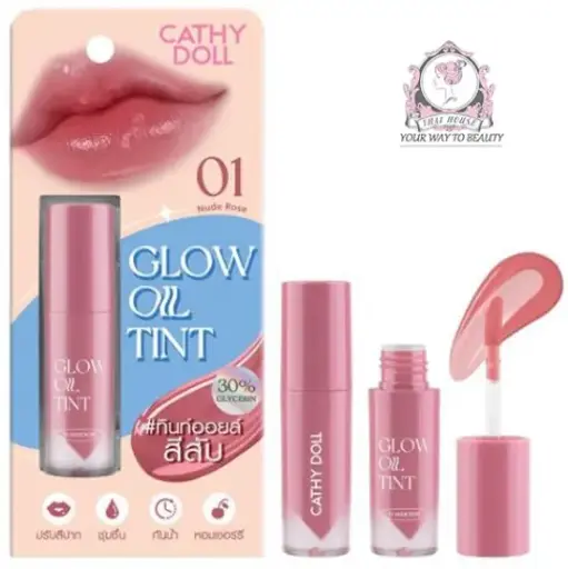 [407121] Cathy Doll- Glow Oil Tint ក្រែមលាបមាត់#01 2.4g