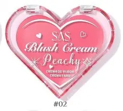 [407262] SAS Peachy Blush Cream #02 4.5g