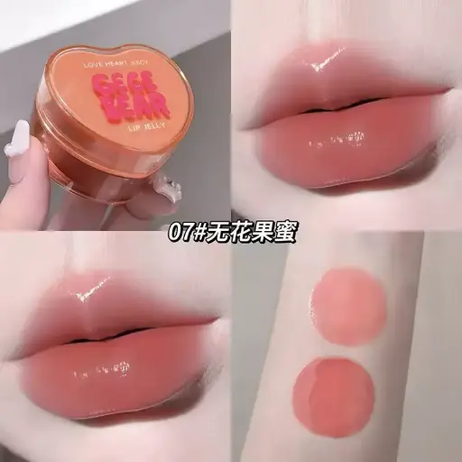 [407360] Gege Bear Love Heart Juicy Lip Jelly #GX1389-07 8g
