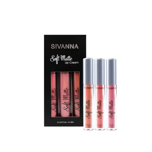 [407400] Sivanna-ក្រែមលាបមាត់ទន់រលោង 6g  x3