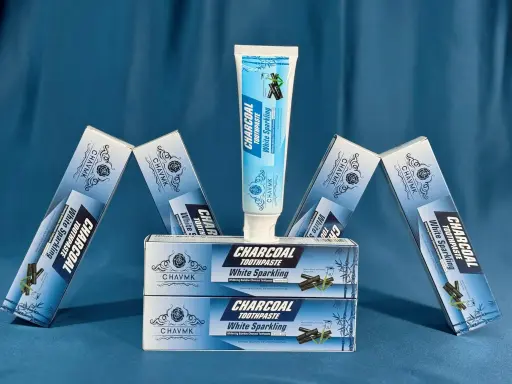 [408009] Chavmk Charcoal White Sparking Toothpaste 120g