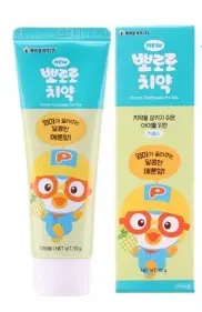 [408022] Pororo Toothpaste For Kids #Blue 90g