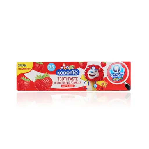 [408098] KODOMO-ថ្នាំដុសធ្មេញក្លិនស្ត្របឺរី 40g