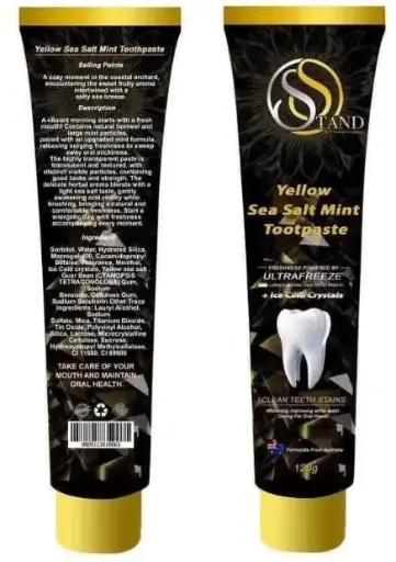 [408107] Tand Yellow Sea Salt Mint Toothpaste +Toothbrush